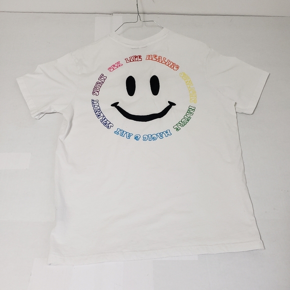 Gilbert Baker Love is Love t-shirt Men's large white multicolor - Picture 3 of 6